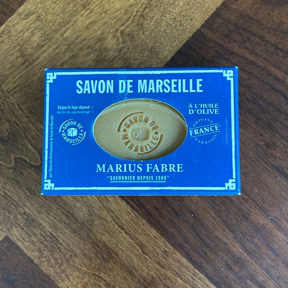 NEVER USED MARIUS FABRE - SAVON DE MARSEILLE SOAP BAR OLIVE OIL  - LOVELY SCENT!